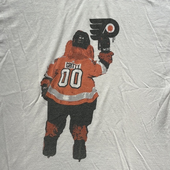 Philadelphia Flyers Gritty NHL T Shirt - Picture 2 of 4